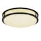 Designers Fountain 12 inch Bronze Integrated Selectable CCT LED Round Ceiling Light Flush Mount EV1412C3C-34 - alternate 1